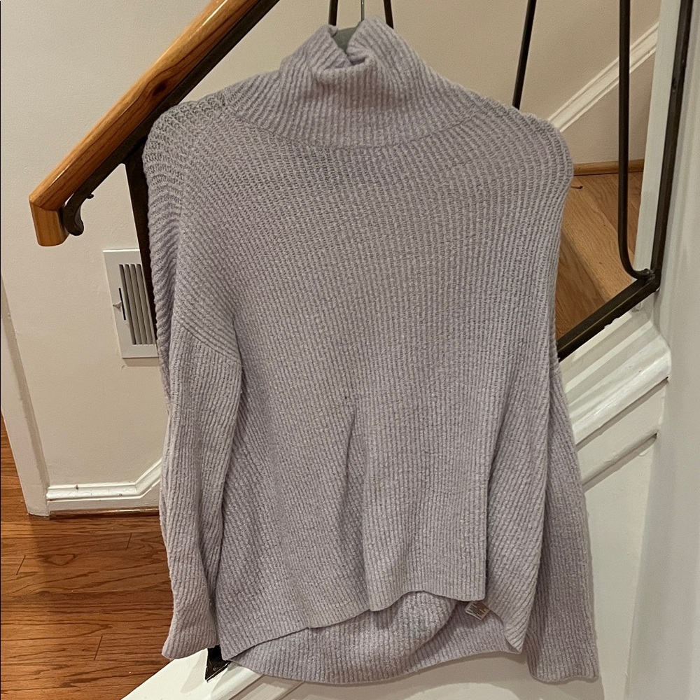 Women's light purple Turtleneck Sweater